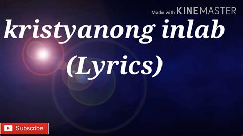 kristyanong inlab lyrics